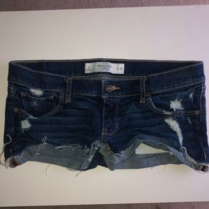 jean shorts from Abercrombie